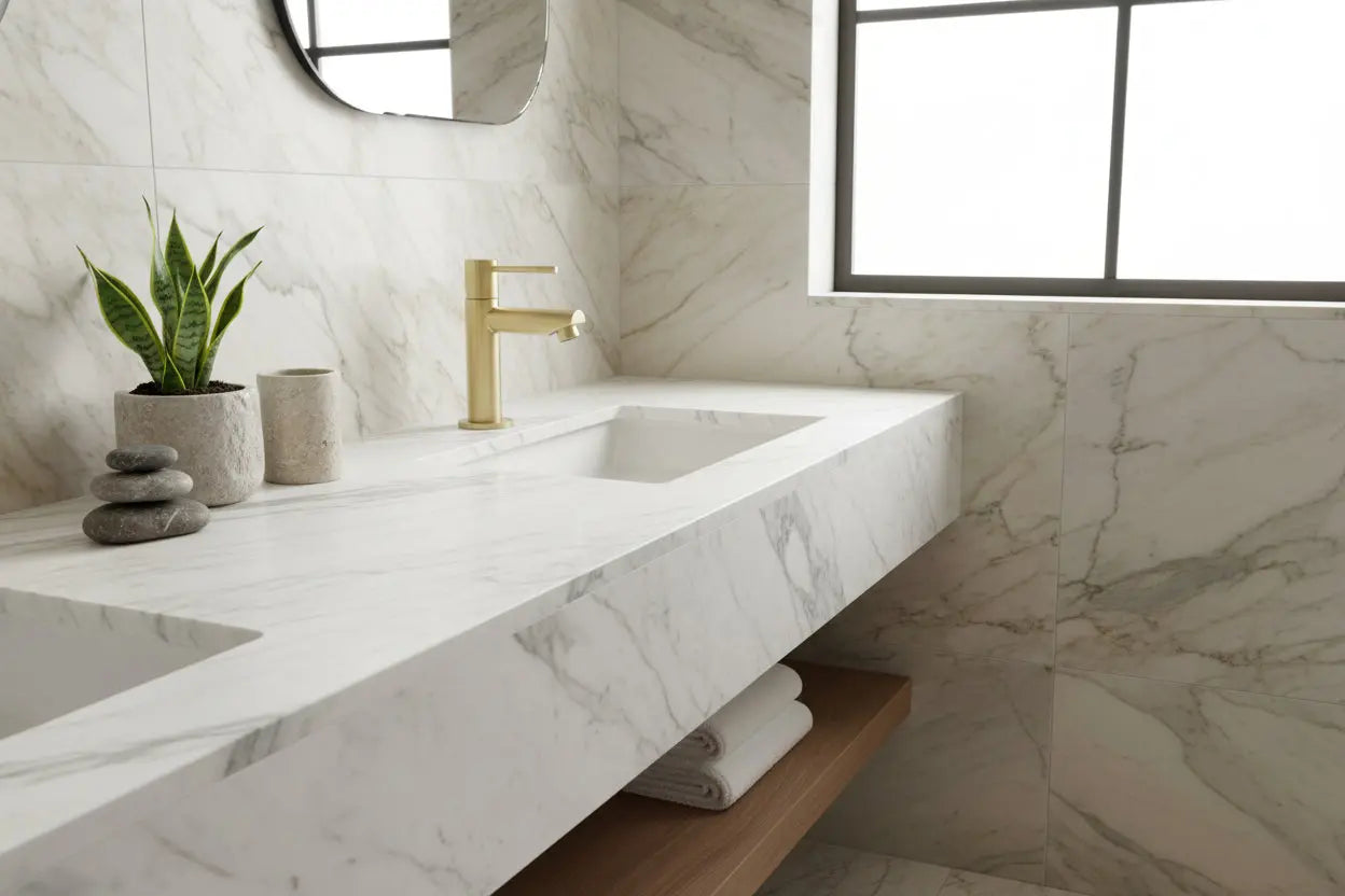 Best Design Luxerio Line Orlina fontein 14 cm mat goud Sanisupreme