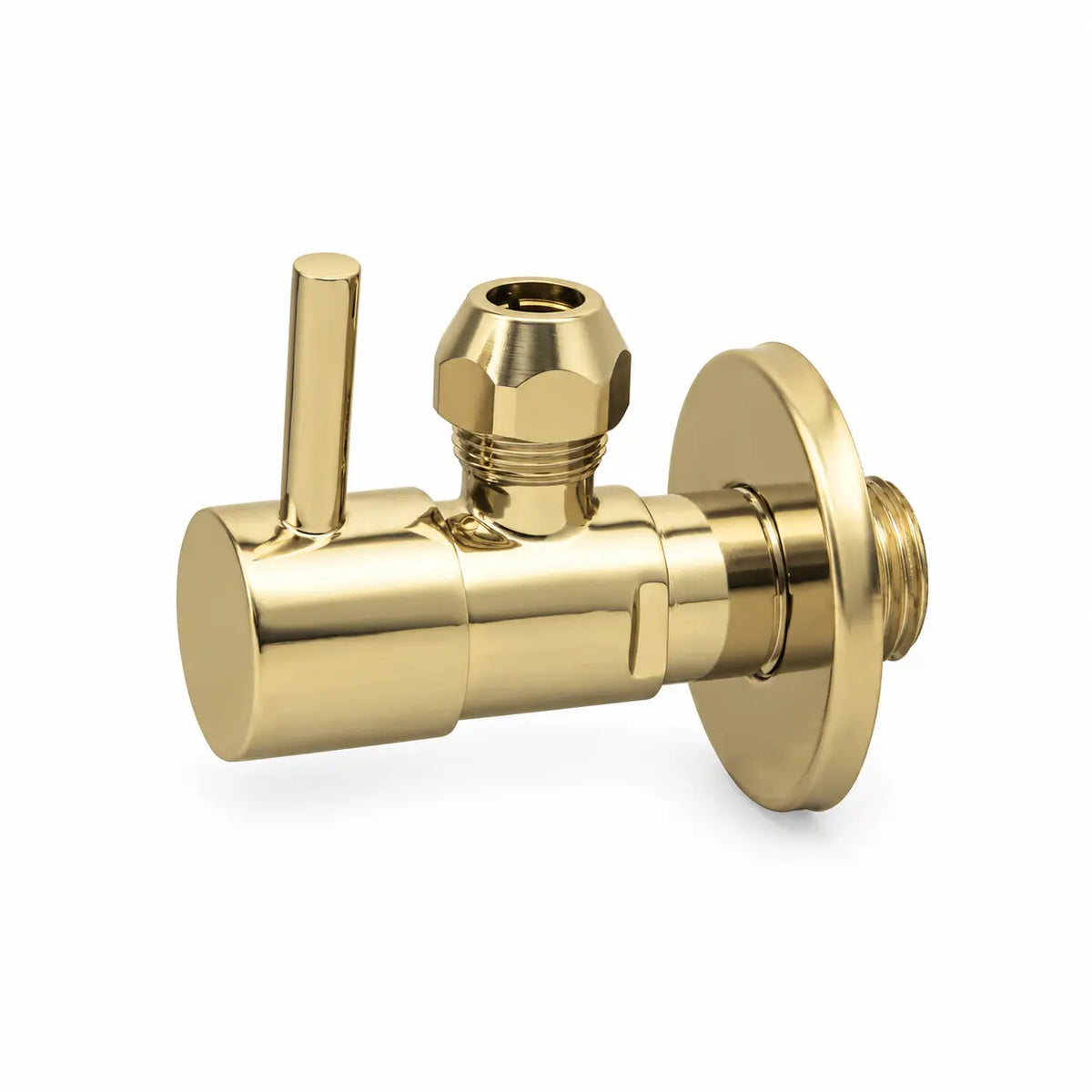 Best Design Luxerio Line Vittoria Hoekstopkraan mat goud Sanisupreme