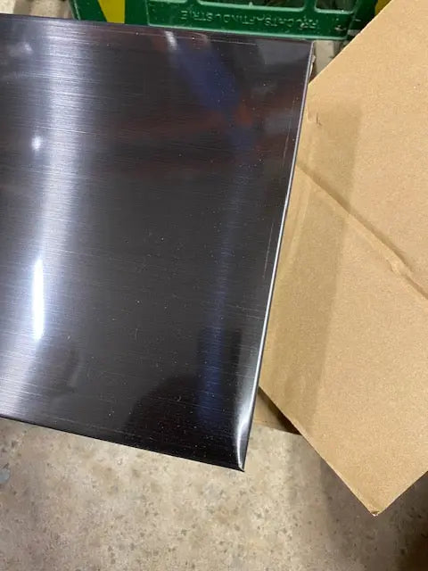 TWEEDEKANS Douchepaneel Regendouche SaniSupreme® Napoli LCD Premium mat zwart TK1 Sanisupreme