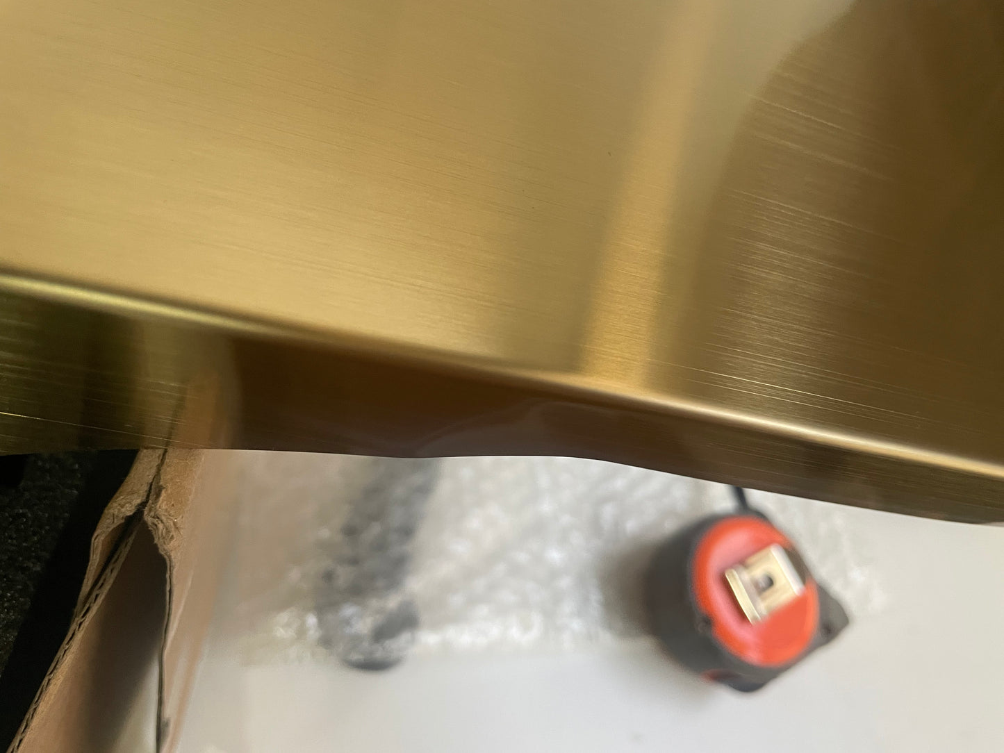 TWEEDEKANS Douchepaneel Opbouwdouche SaniSupreme® Sicilie LCD Goud brushed TK1 Sanisupreme