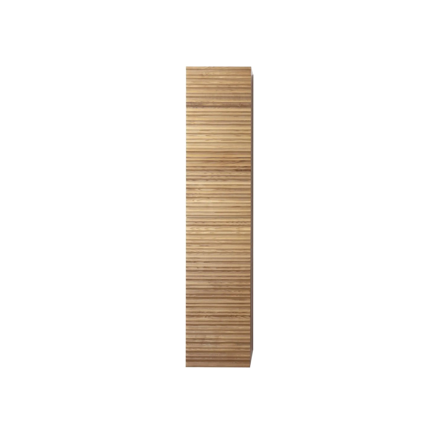 Sanisupreme Kamellia Kolomkast - 2 Deuren - Greeploos - omkeerbaar - 35X160X35 CM - Licht Walnoten SaniSupreme