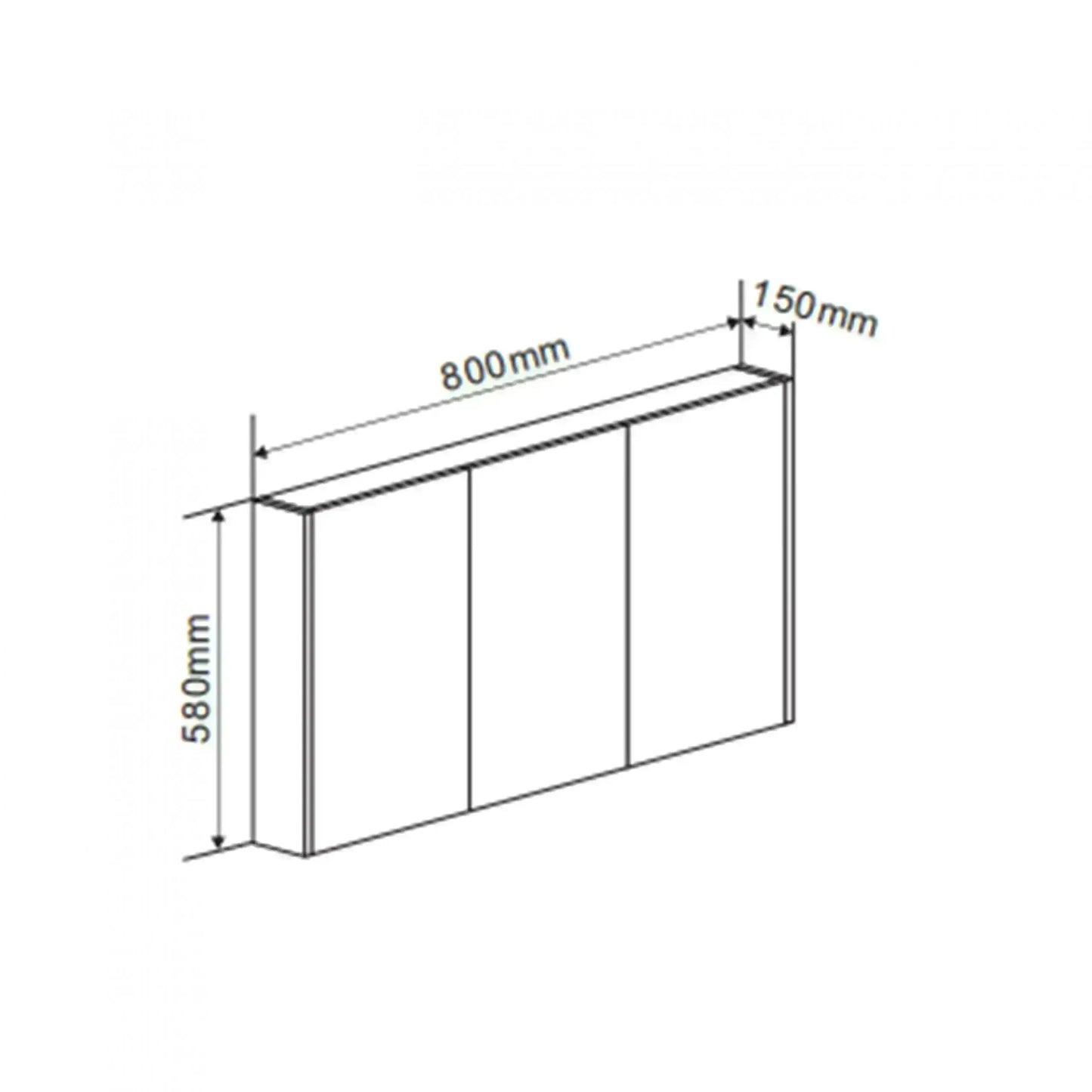 Badmeubel Set Abruzzo wastafel en spiegelkast 80 cm Grijs SaniSupreme (kopie) Sanisupreme