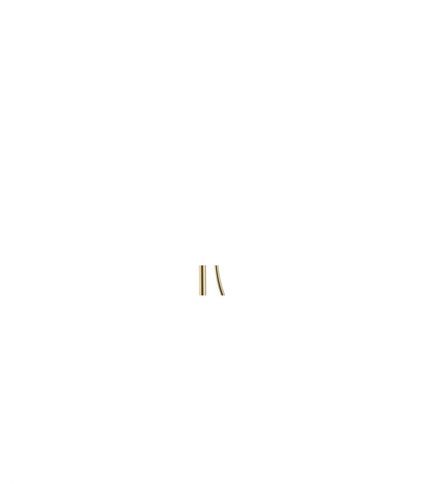 Regendoucheset Stria Geborsteld Goud (PVD coating-Cool-touch) 30 cm Regendouche met thermostaatkraan Sanisupreme