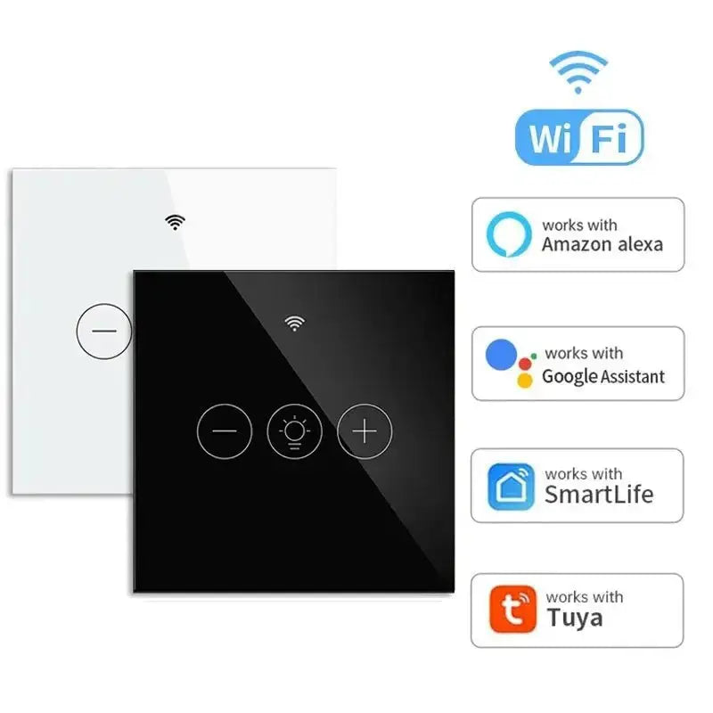 SaniSupreme Ambient TechLine Badkamer Touch dimmer met Wifi enkel wit