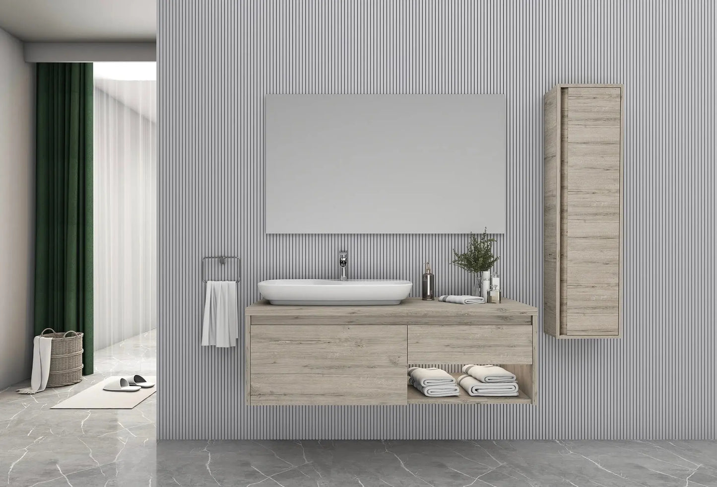 Sanisupreme Ares Onderkast Licht hout 120 cm