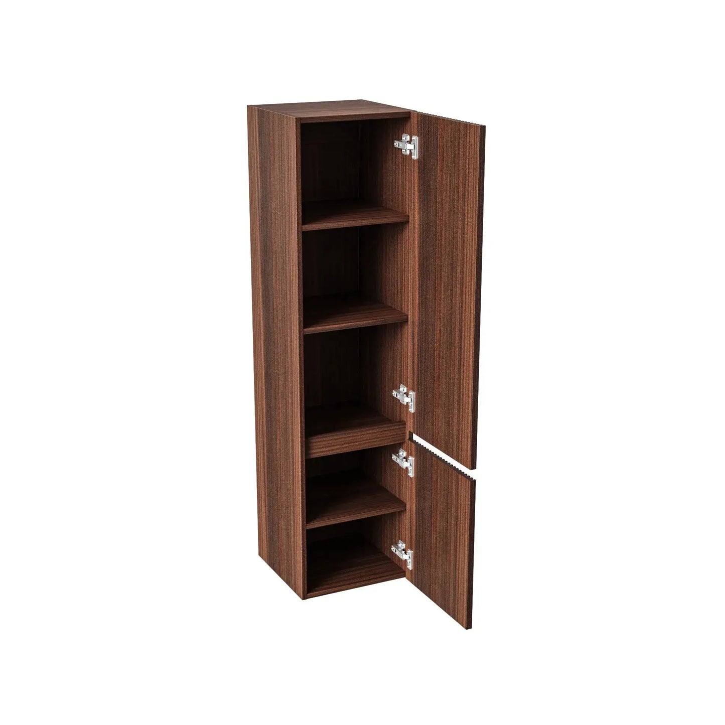 SaniSupreme® Badmeubel Serie HighLine Elite Donker Eik Relief