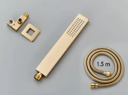 SaniSupreme Brasil complete inbouw handdoucheset messing zware kwaliteit mat zwart