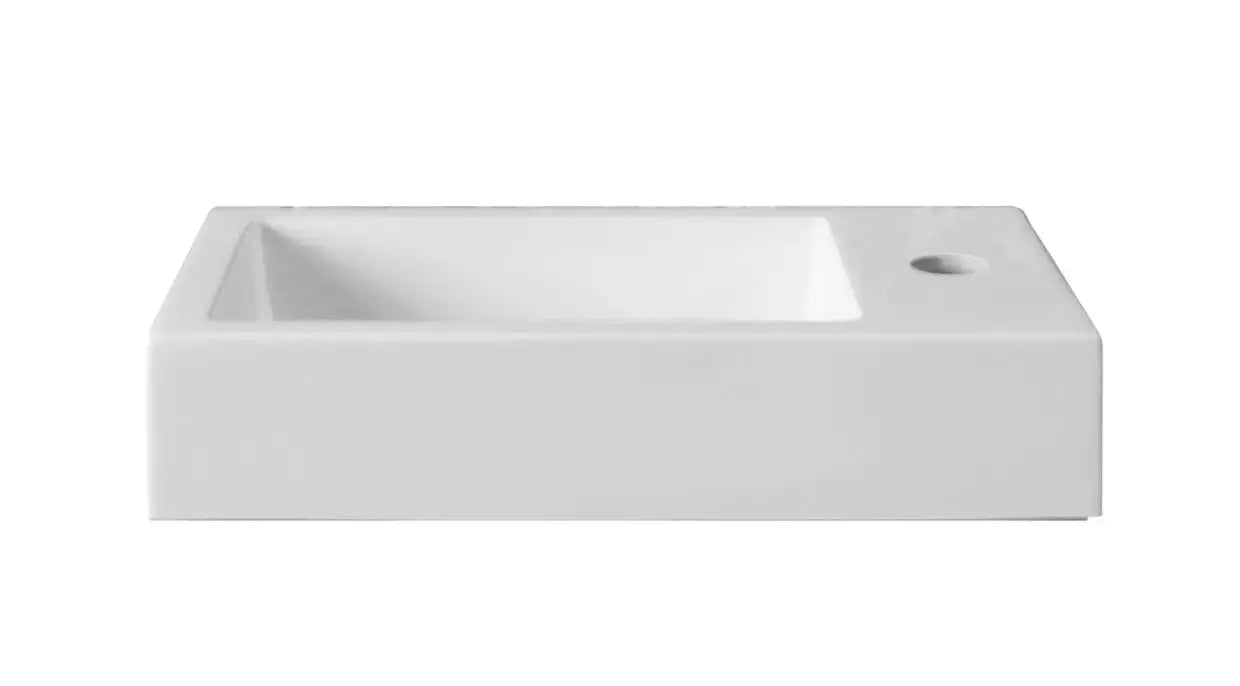 SaniSupreme Complete Fonteinset Licht Eiken onderkast Zwart