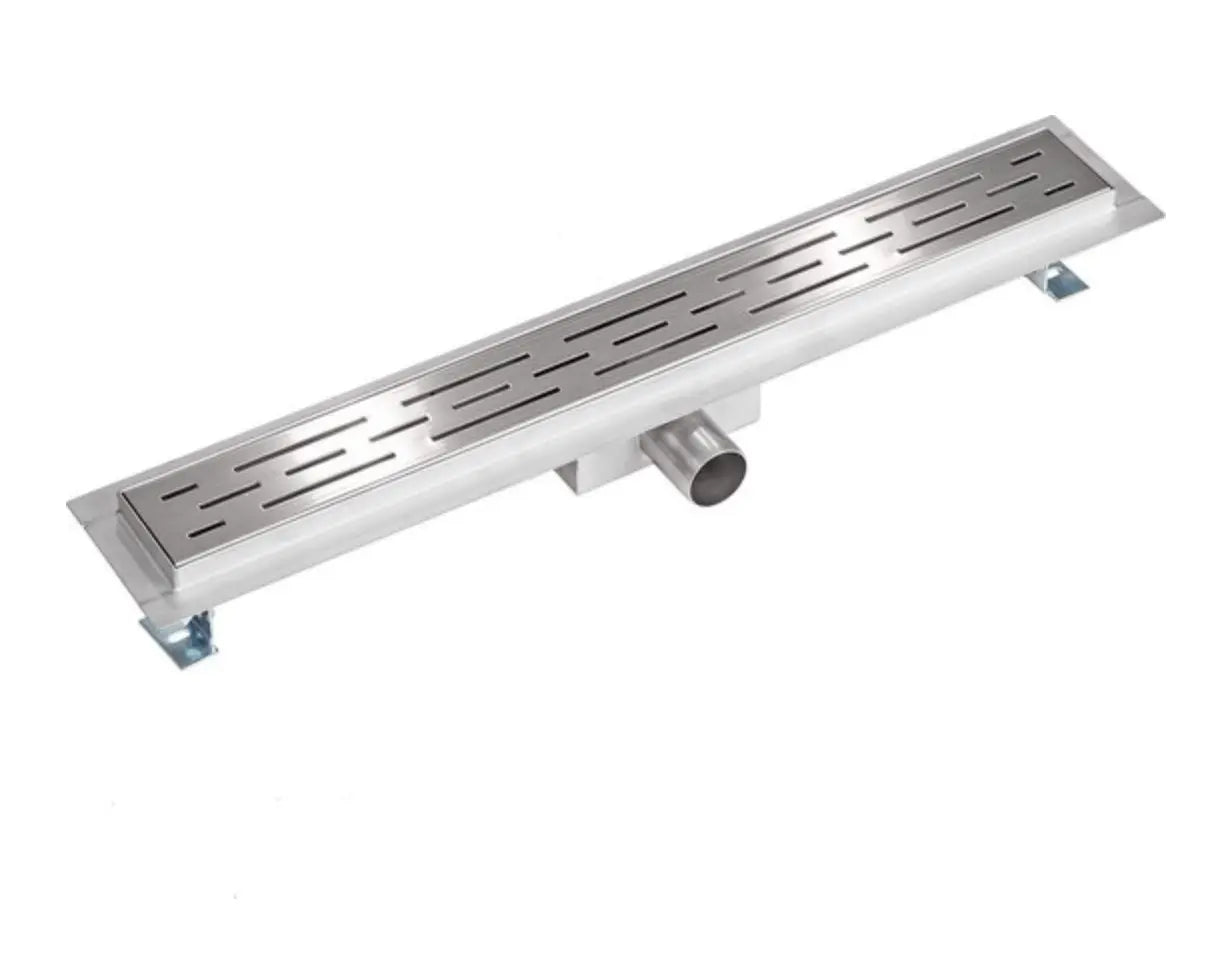 Neodrain Douchegoot, 60 cm, roestvrij staal, vloerafvoer, zwart, 360 graden sifon, 2-in-1 doucheafvoer, plat, met geurstop, haarzeef, voor badkamer, buiten Neodrain Douchegoot, 60 cm, roestvrij staal, vloerafvoer, zwart, 360 graden sifon, 2-in-1 doucheafvoer, plat, met geurstop, haarzeef, voor badkamer, buiten