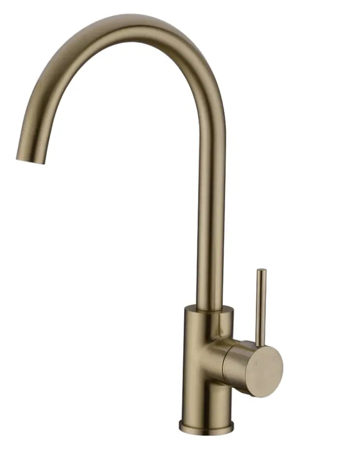 Sanisupreme Keukenkraan Novaro Geborsteld Goud