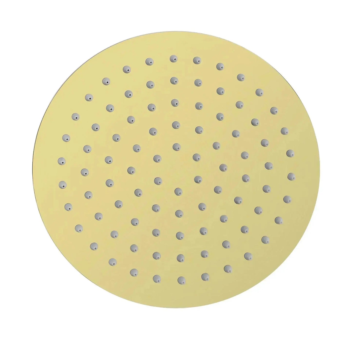 SaniSupreme Manhattan ronde hoofddouche regendouche 30x30 cm. Goud geborsteld