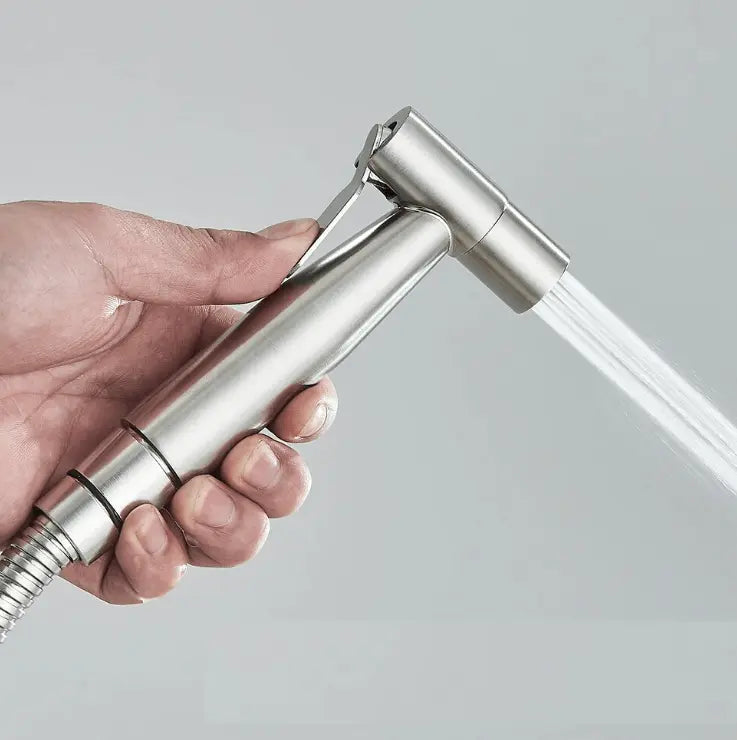 SaniSupreme ProLine Bidet handdouche komplete set RVS mat chroom RVS koud water