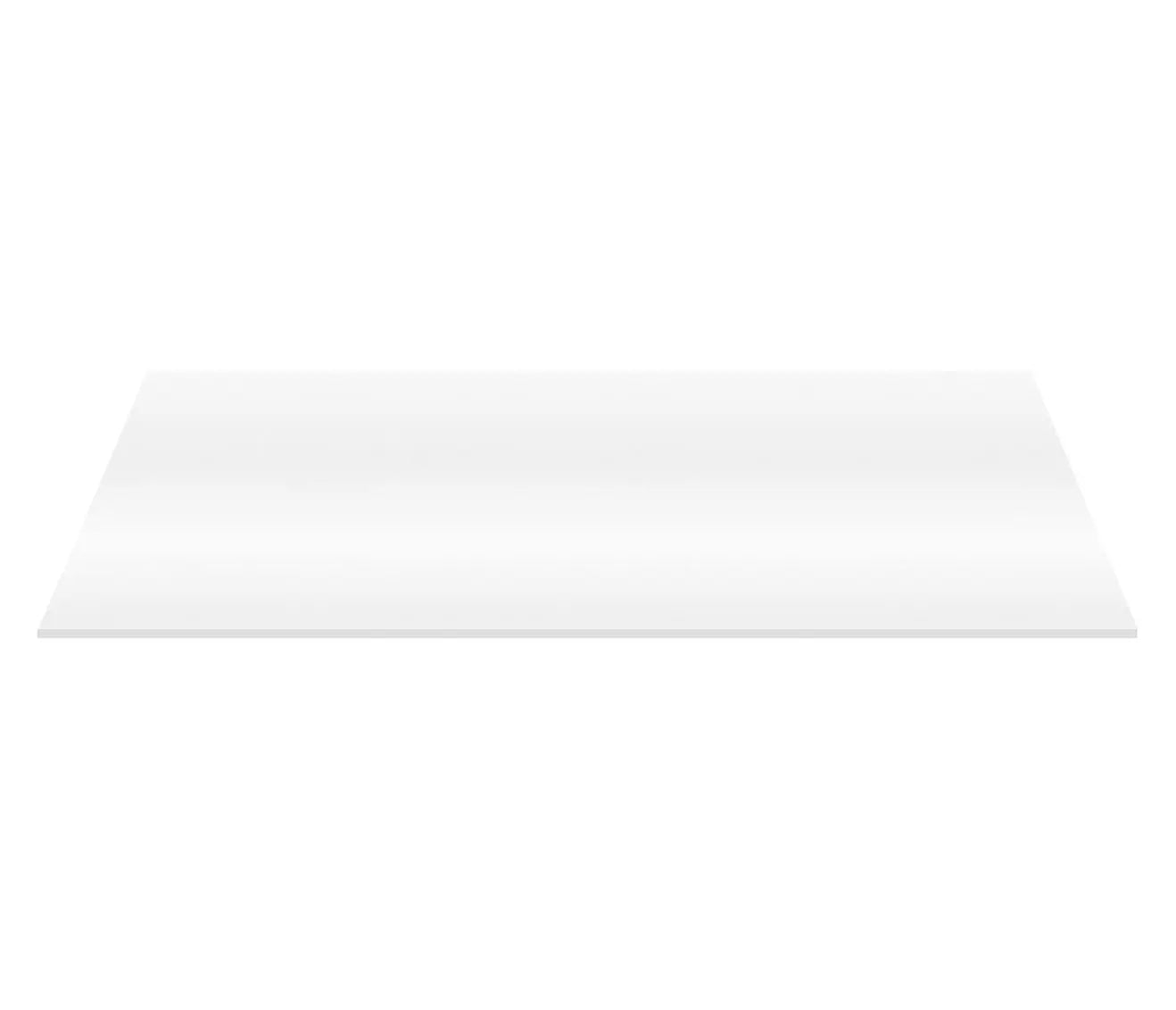 Wastafelblad Wastafelblad MDF (118.4X45.5X2.6 CM) - Glanzend Wit