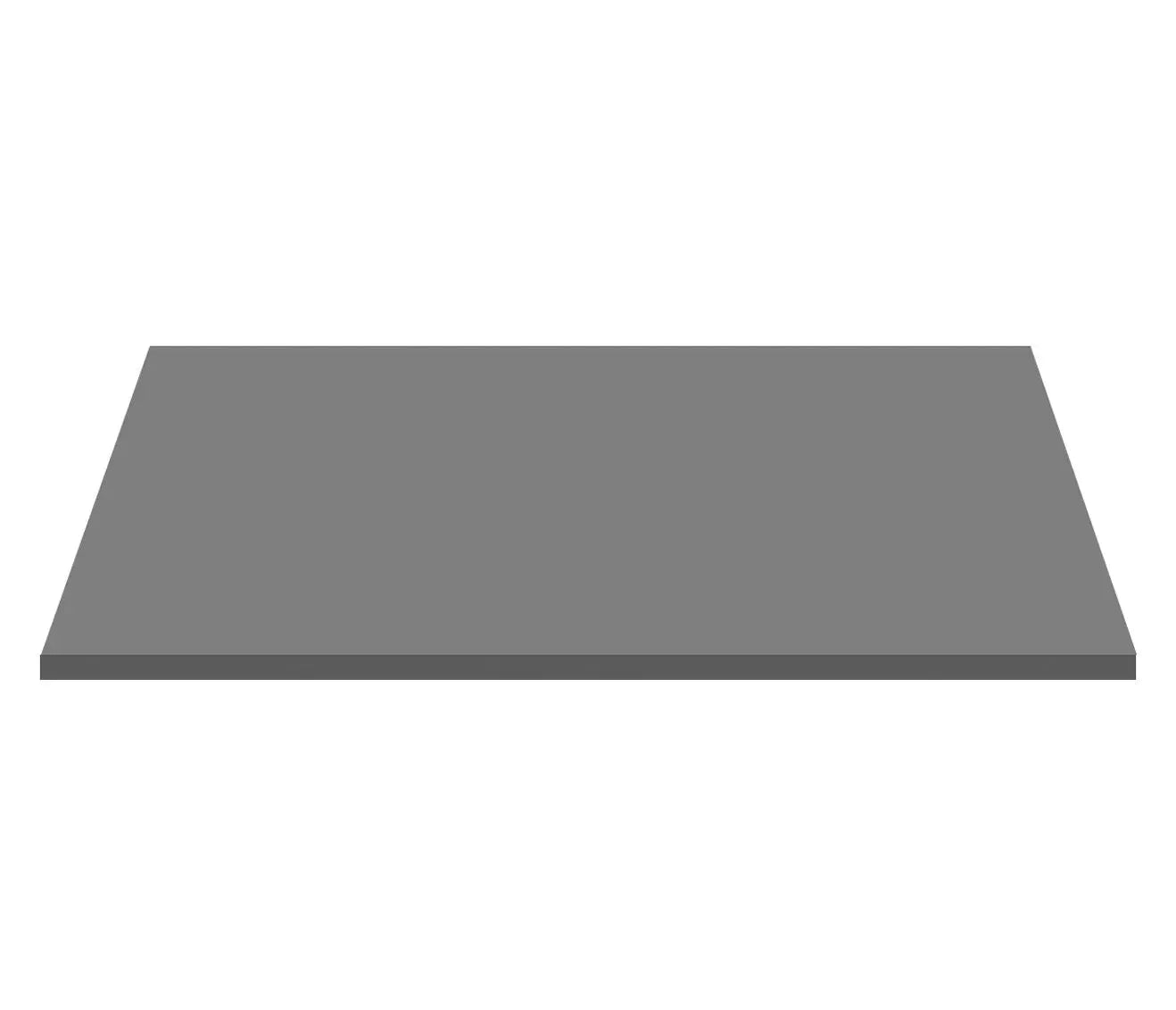 Wastafelblad Wastafelblad MDF (96.4X45.5X2.6 CM) - Mat Grijs