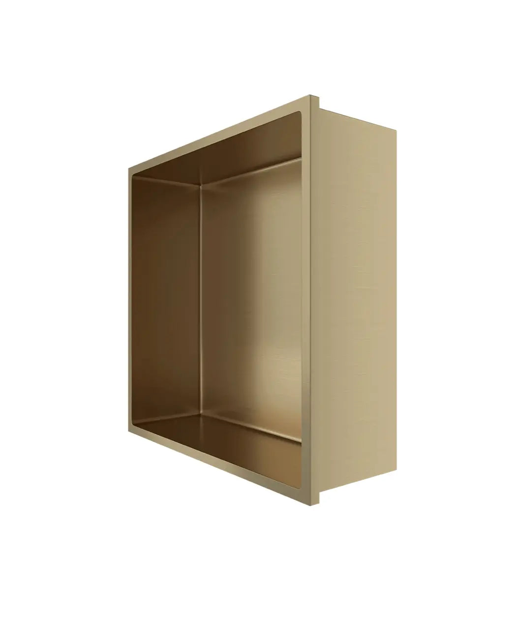 Inbouwnis badkamer douche geborsteld Goud 30x30x10cm