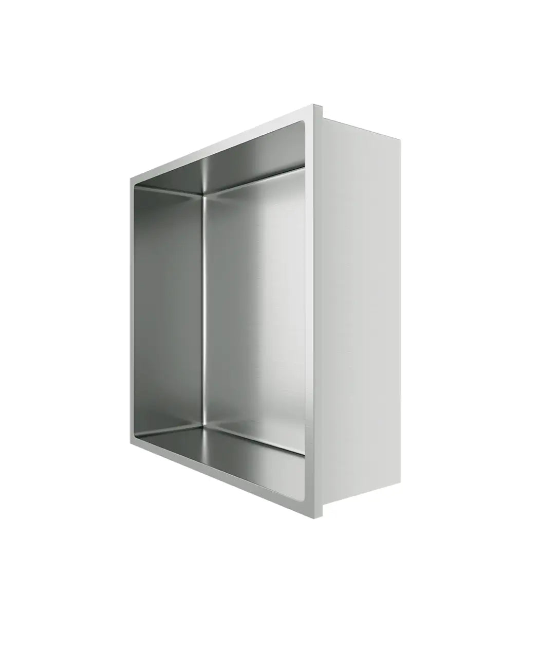 Inbouwnis badkamer douche RVS geborsteld rvs 30x30x10cm
