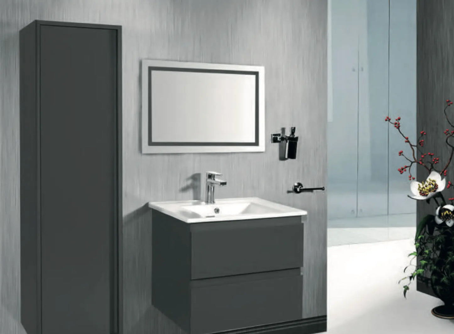 SaniSupreme Creavit Aloni spiegel met LED verlichting 160x60