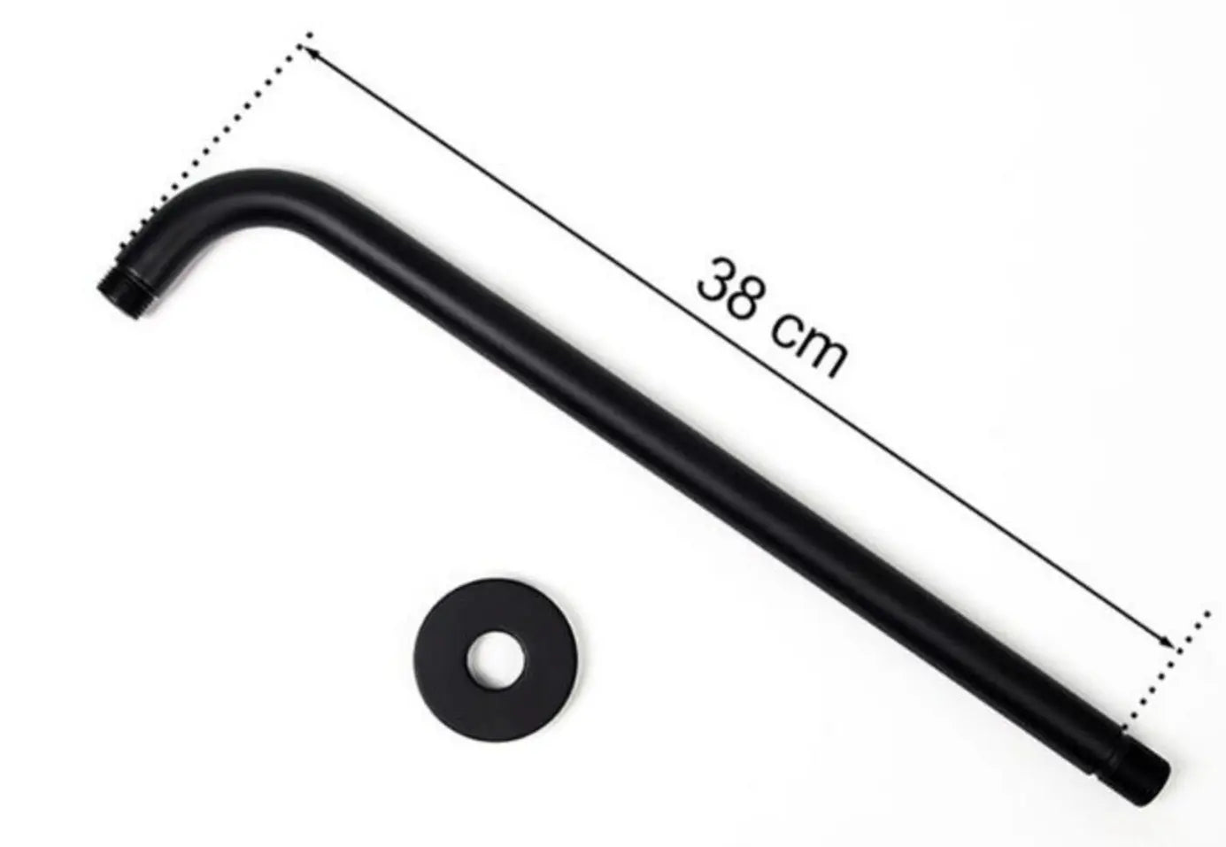 SaniSupreme Doucheset Washington Premium Plus 10 inch regendouche rond 3 - weg zwart inbouw