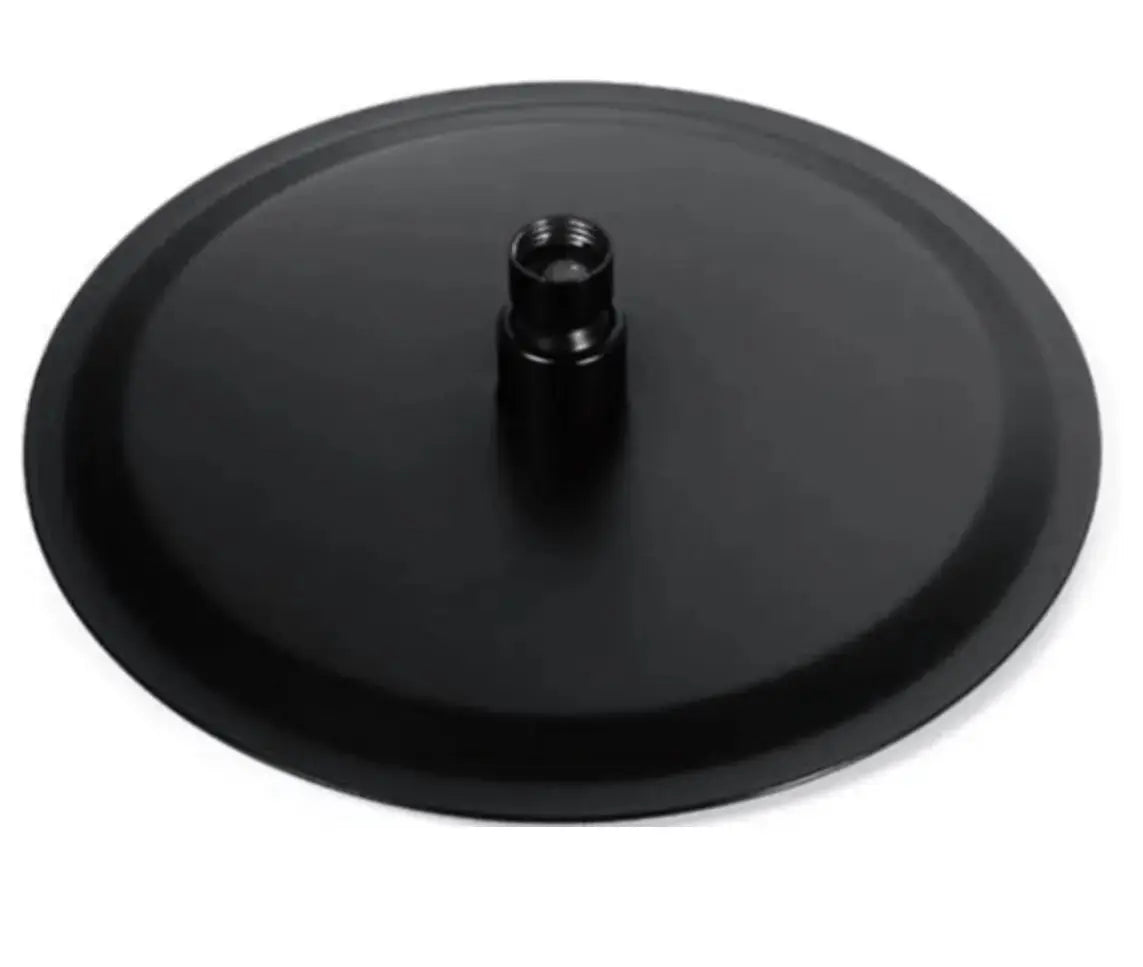 SaniSupreme® Regendouche douchekop 40 cm rond mat zwart