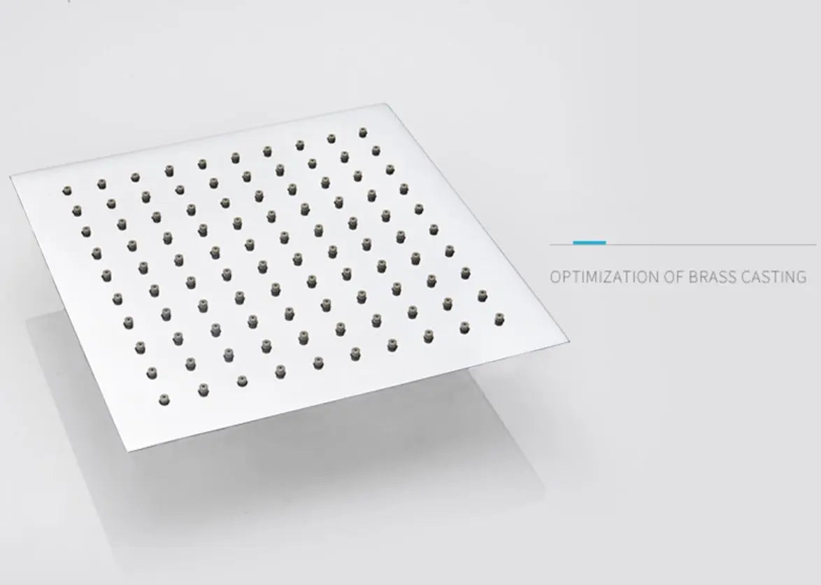 SaniSupreme® SmartPulse Wand Thermostatische Doucheset Alicante 3 weg 25 cm regendouche vierkant chroom glans