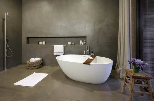 Beton Ciré In De Badkamer: Duurzaam Alternatief Voor Tegels - SaniSupreme