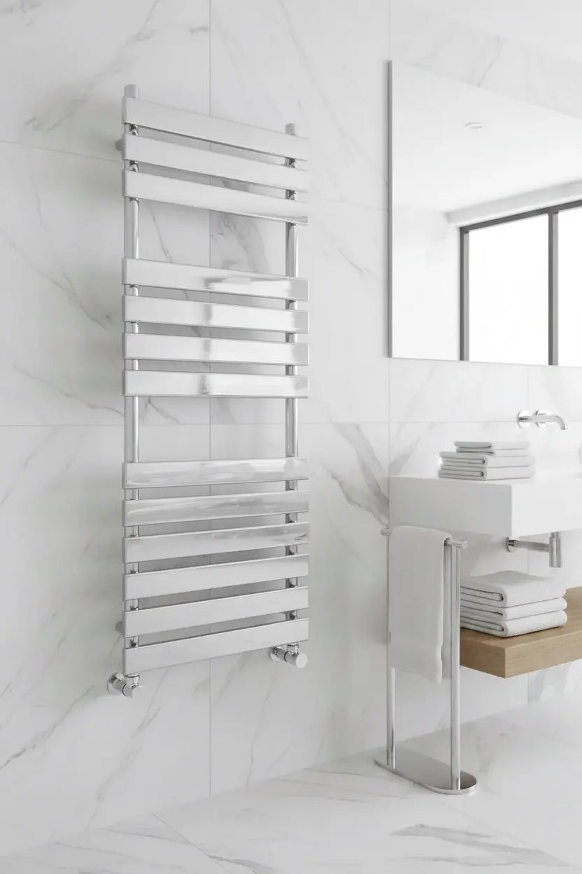Handdoekradiator chroom