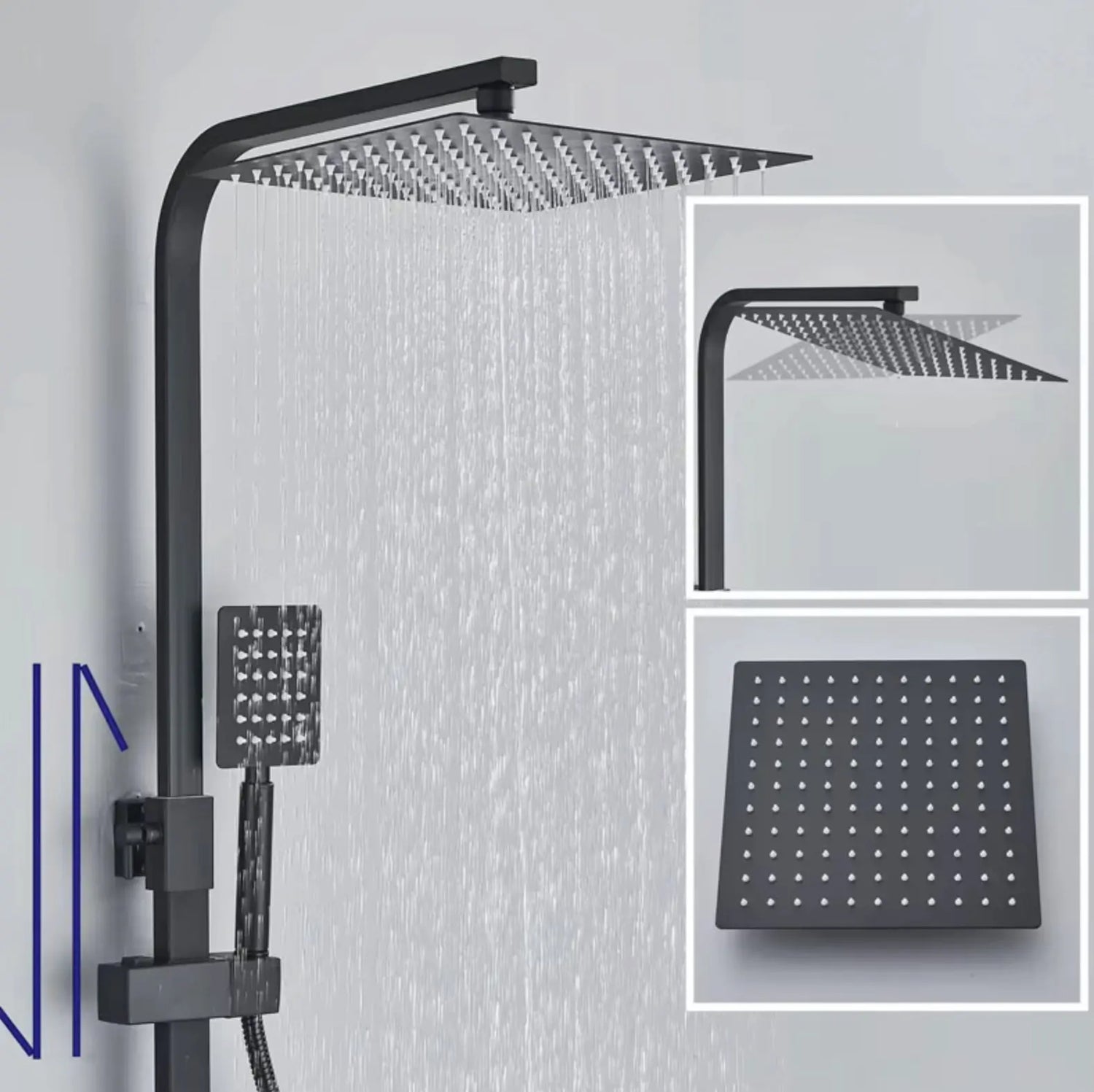 Douchesets zwart - SaniSupreme