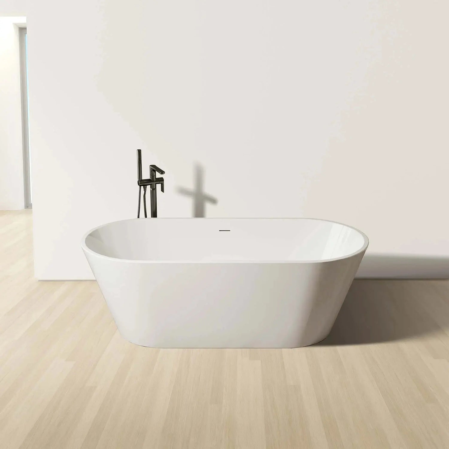 Vrijstaand bad met ovaal design