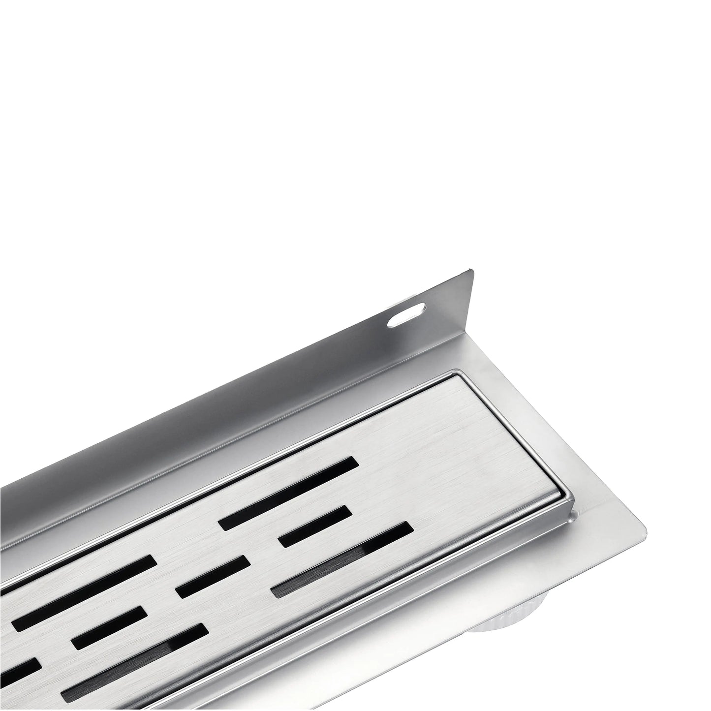 SaniSupreme Aloni Douchedrain Douchegoot RVS met Muurflens en Rooster 70 cm en uitneembaar sifon Sanisupreme