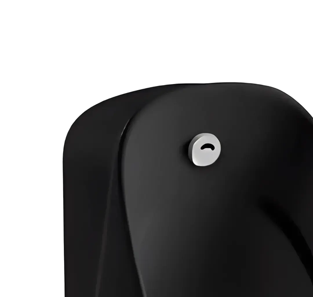 SaniSupreme VIORA Urinoir - achteraansluiting met sensor - keramiek - &nbsp;30x69x33,5 cm - Mat Zwart SaniSupreme