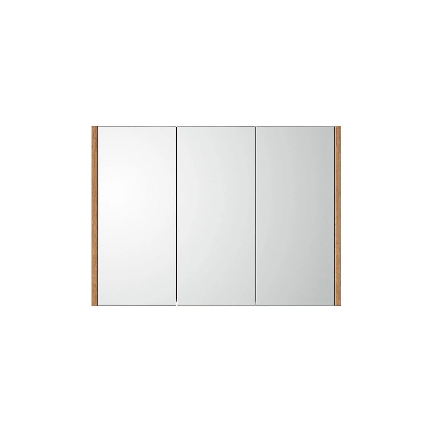 Badkamerkast met spiegel Set Abruzzo 80 cm Eiken SaniSupreme Sanisupreme