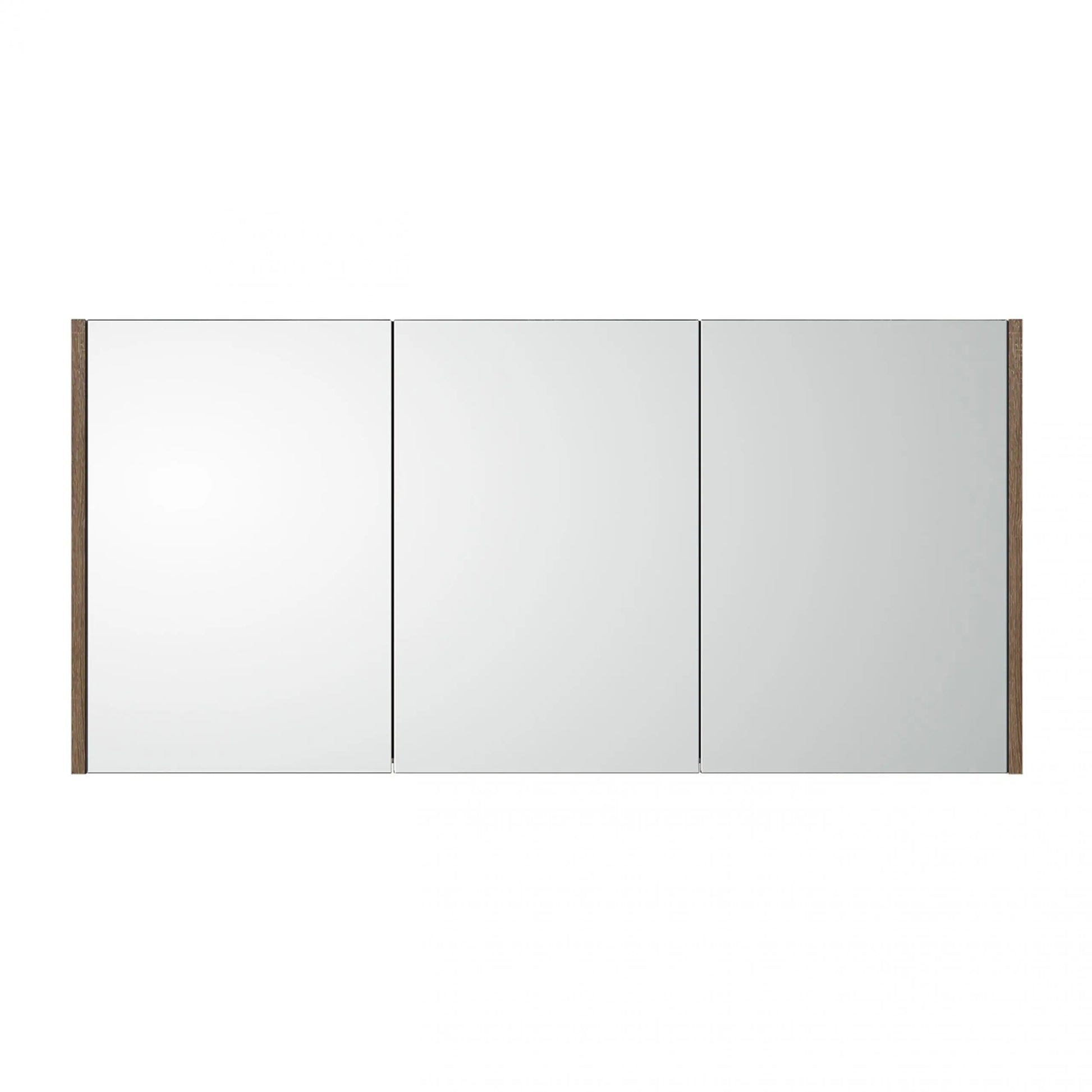 Sanisupreme Abruzzo spiegelkast 120X58X15cm-Hoogglans Hout SaniSupreme