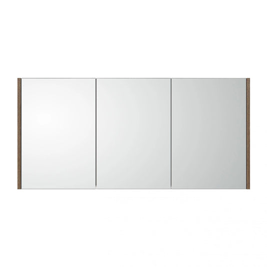 Sanisupreme Abruzzo spiegelkast 120X58X15cm-Hoogglans Hout SaniSupreme