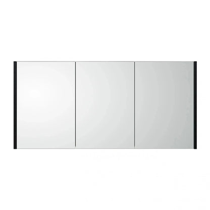 Sanisupreme Abruzzo spiegelkast 120X58X15cm- Zwart SaniSupreme