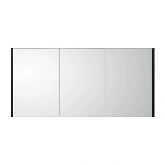 Sanisupreme Abruzzo spiegelkast 120X58X15cm- Zwart SaniSupreme