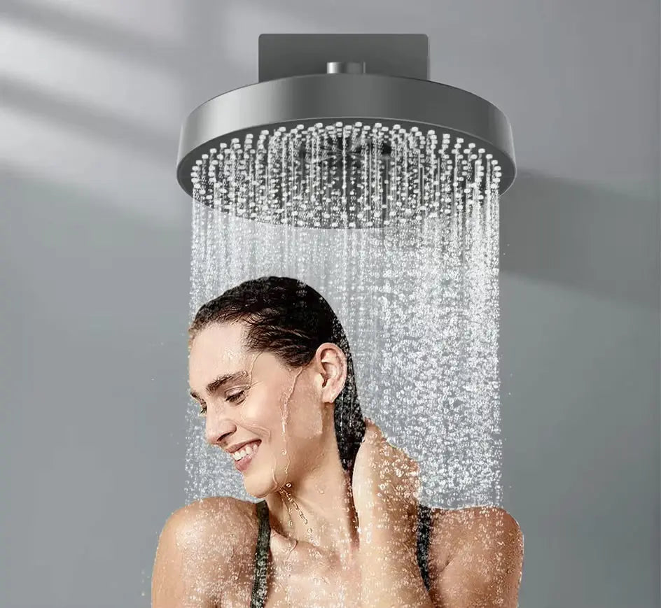 SaniSupreme AquaSense-RainPro Inbouw Doucheset met badkraan 30 cm Gunmetal Sanisupreme