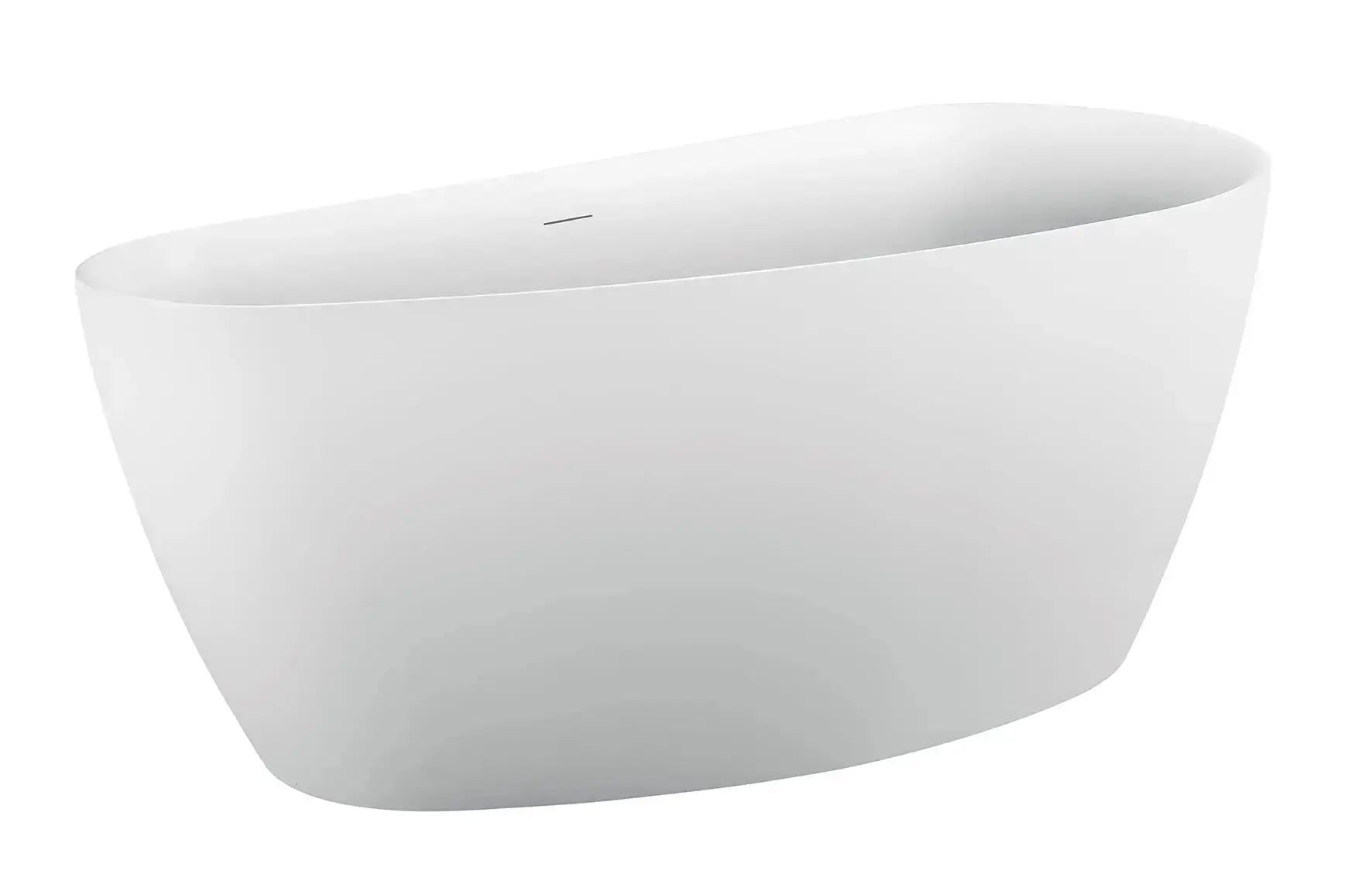 Astra Lunaris Nova Matte vrijstaand bad 170 cm Mat wit