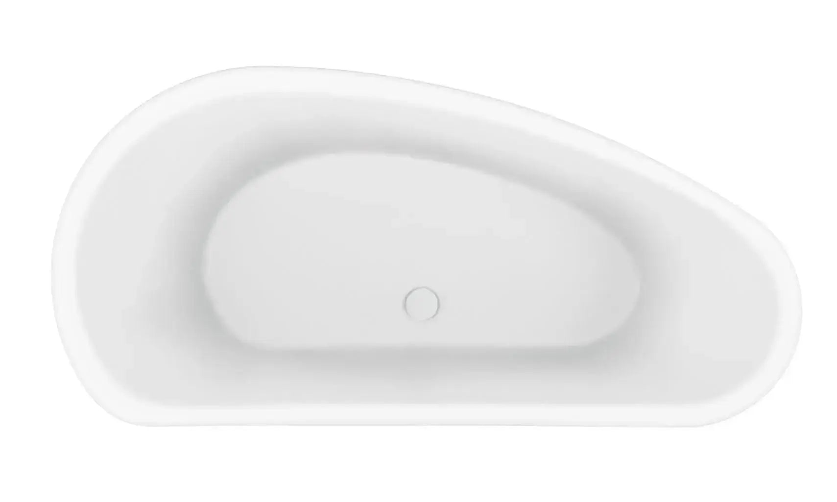 Astra Lunaris Nova Matte vrijstaand bad 170 cm Mat wit