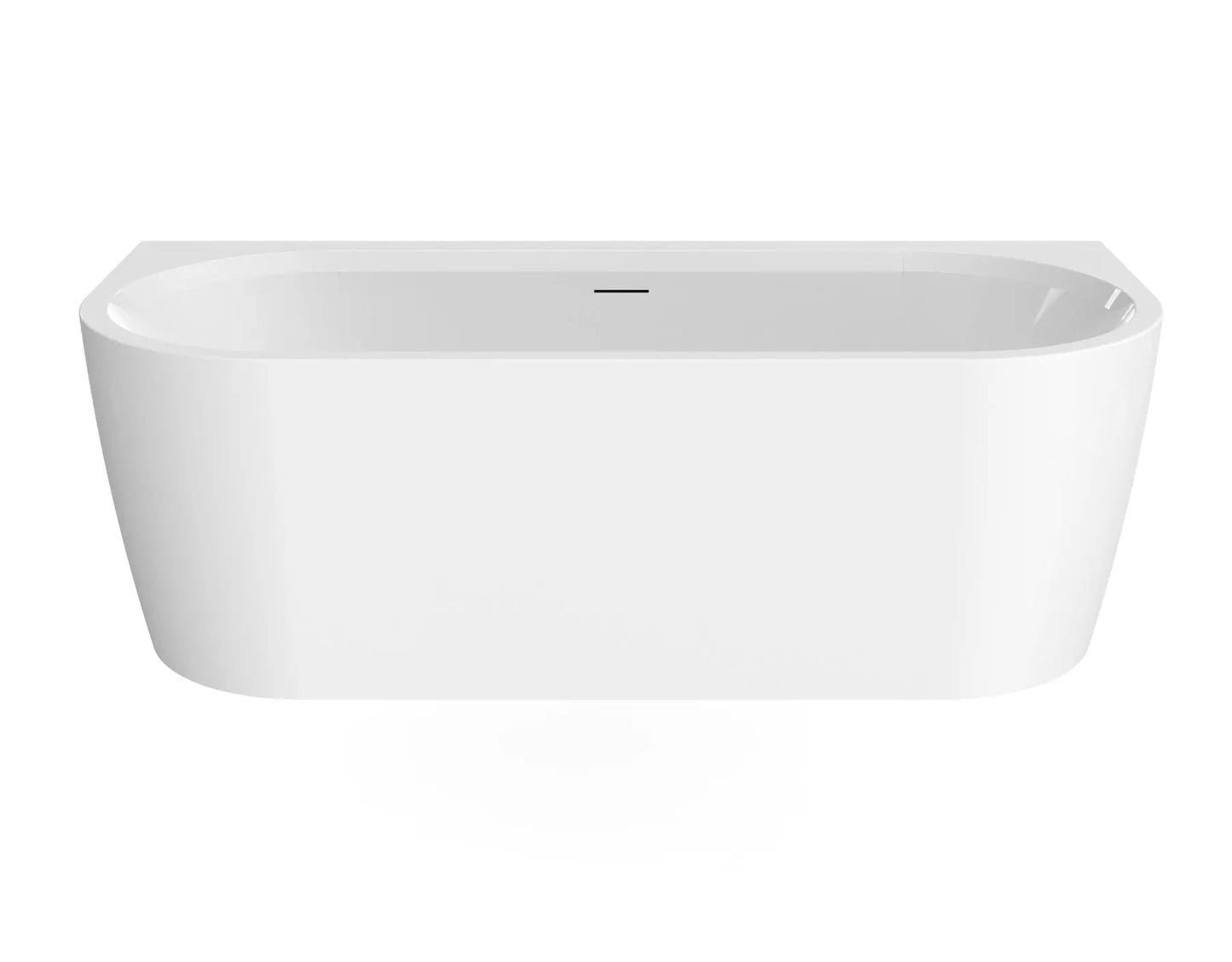 Astraelis 180 cm semi vrijstaand wandbad SaniSupreme