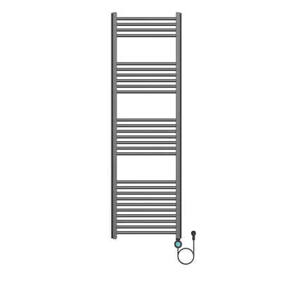Badkamer Elektrische Radiator SmartWifi Handdoekverwarming 1600X500-700W Gunmetal SaniSupreme