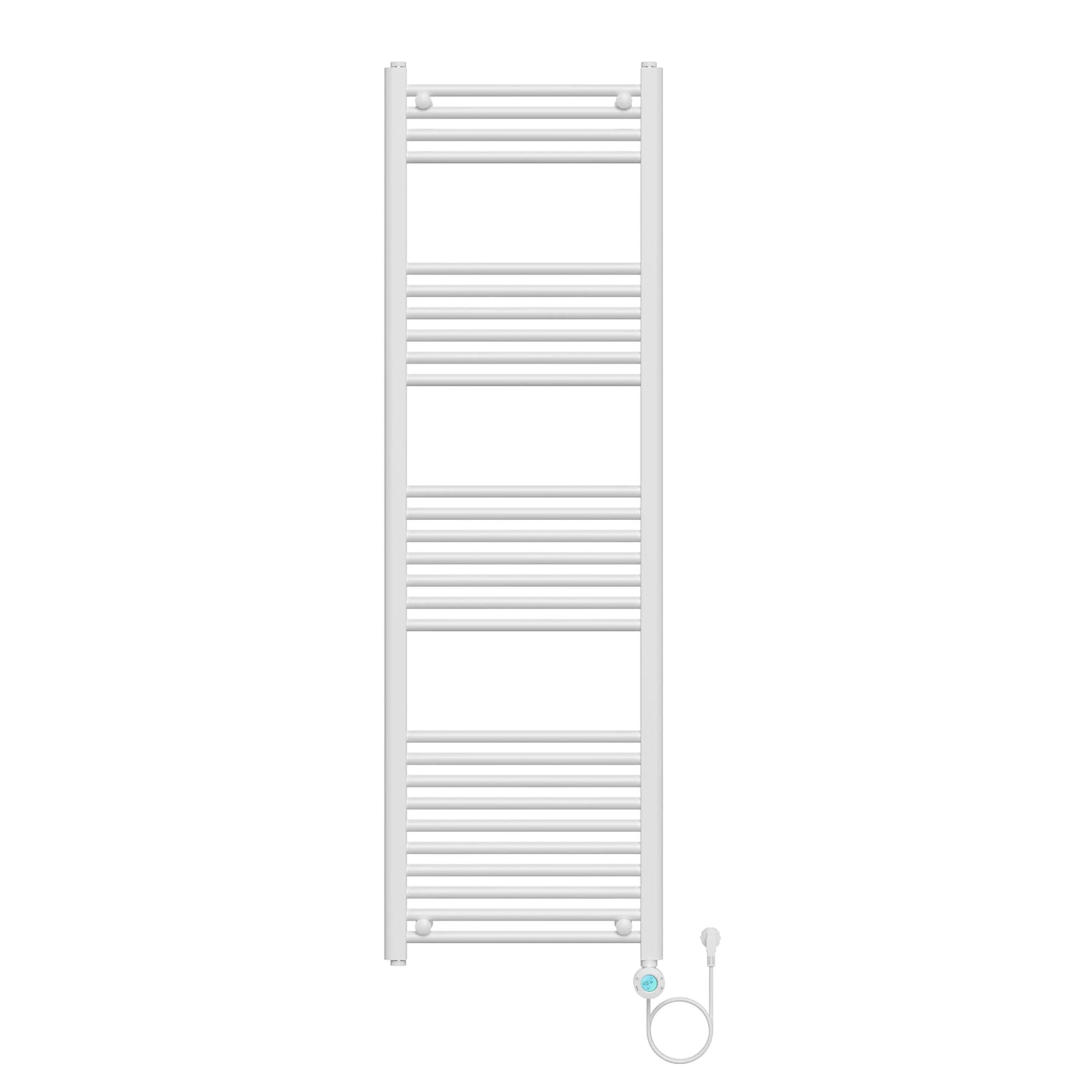 Badkamer Elektrische Radiator Handdoekverwarming 160 x 50 Blackline Ceniro Glanzend Wit