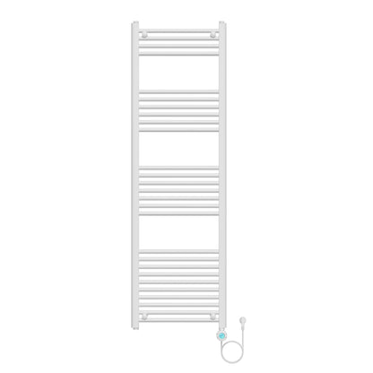 Badkamer Elektrische Radiator Handdoekverwarming 160 x 50 Blackline Ceniro Glanzend Wit