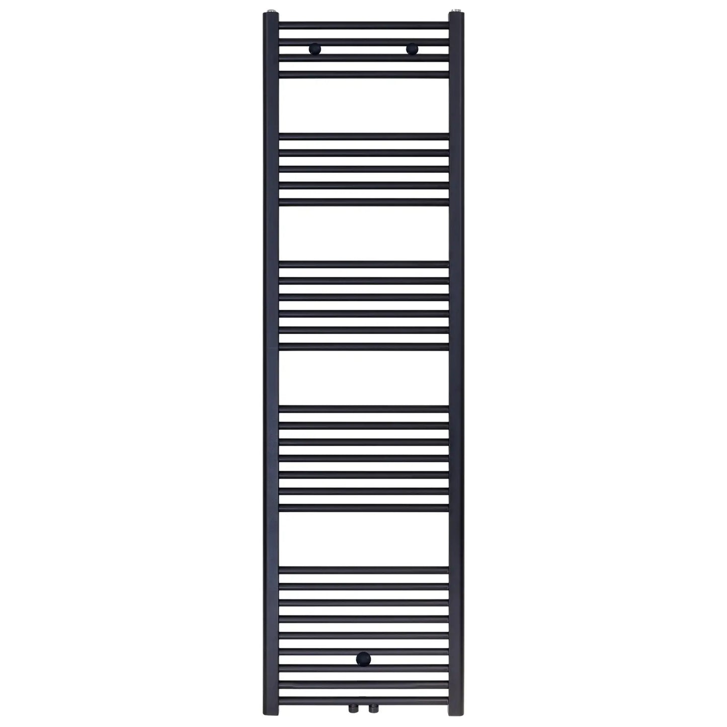 Badkamer Radiator Handdoekverwarming 1800 x 500 821 W Blackline Livaro mat zwart