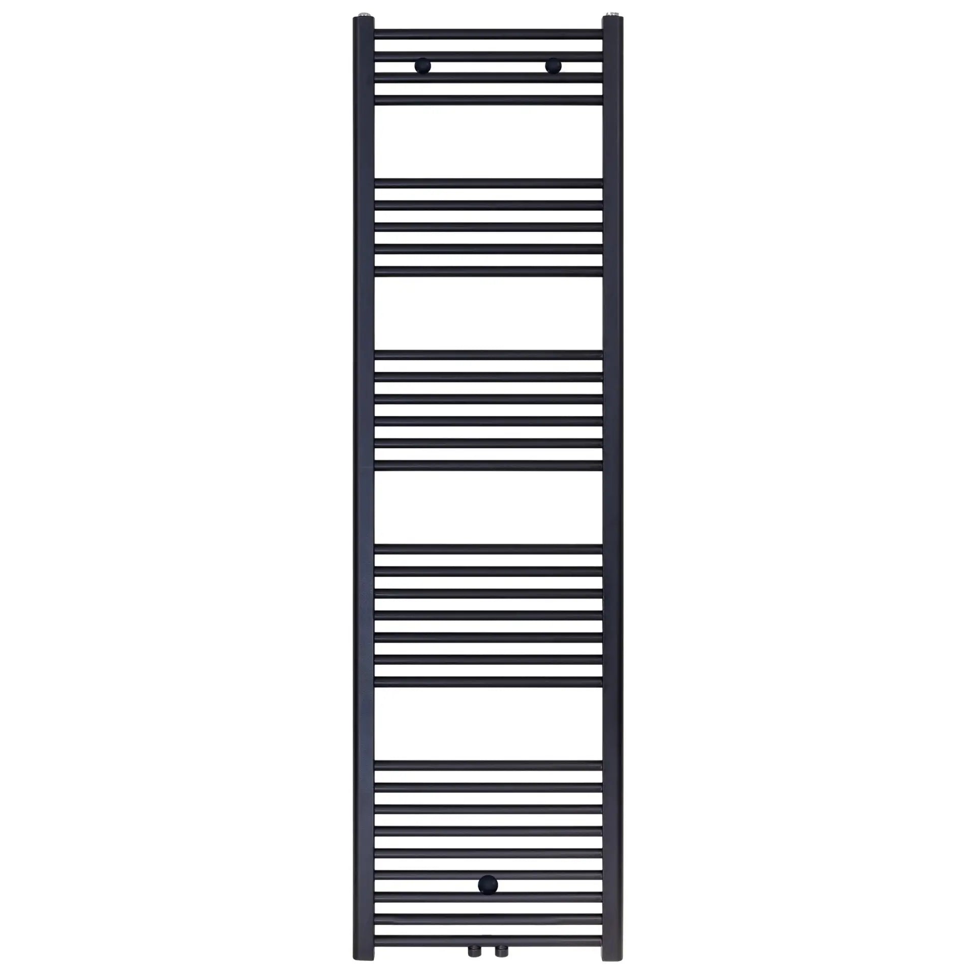 Badkamer Radiator Handdoekverwarming 1800 x 500 821 W Blackline Livaro mat zwart