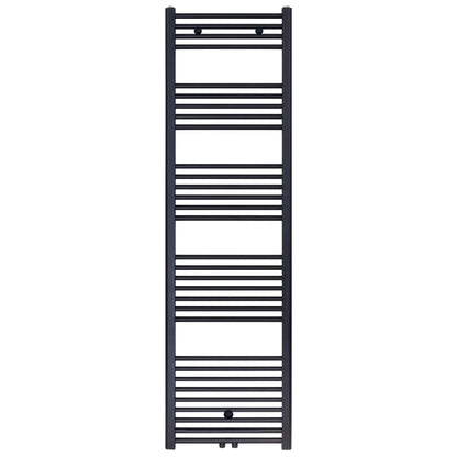 Badkamer Radiator Handdoekverwarming 1800 x 500 821 W Blackline Livaro mat zwart
