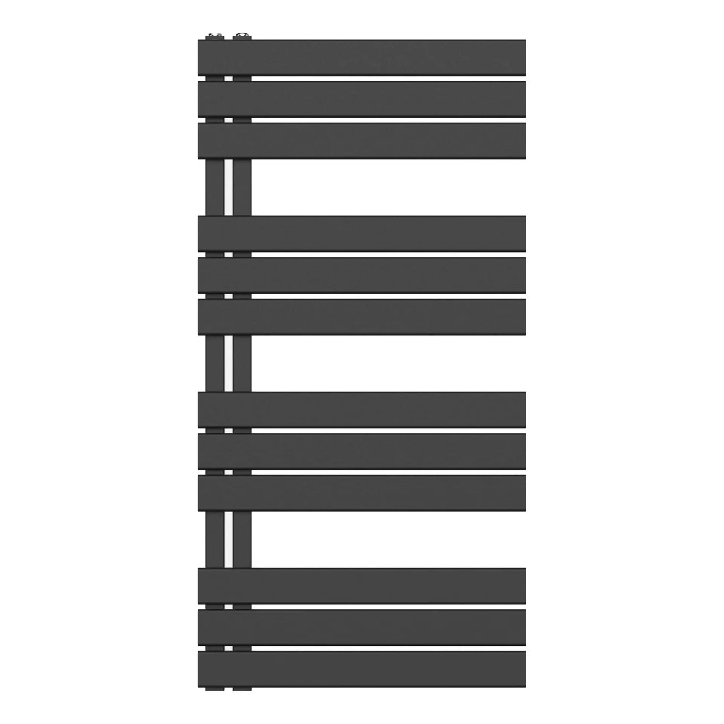 Badkamer Radiator PremiumLine Alvoro Handdoekverwarming 1200 x 600 681W Mat Zwart