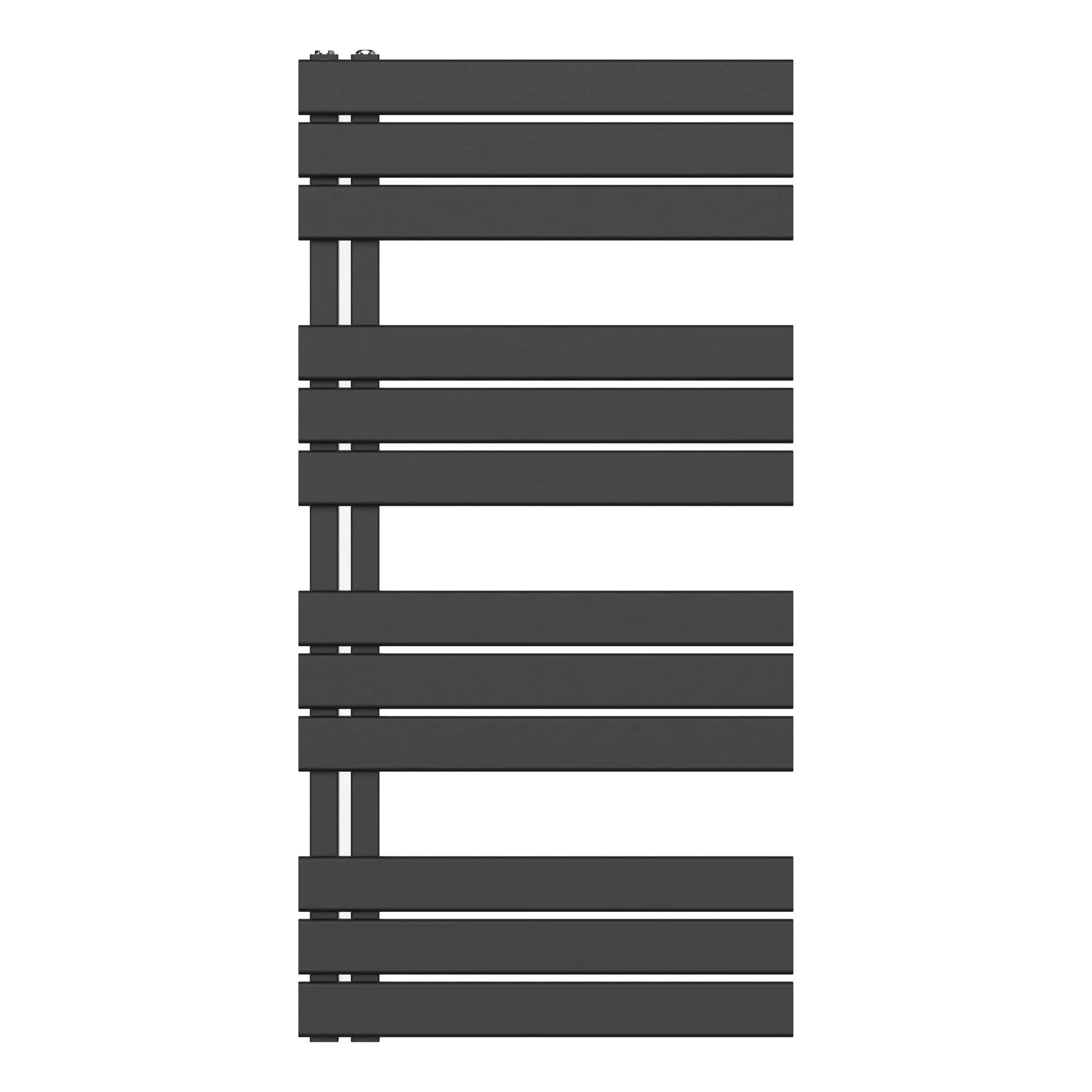 Badkamer Radiator PremiumLine Alvoro Handdoekverwarming 1200 x 600 681W Mat Zwart