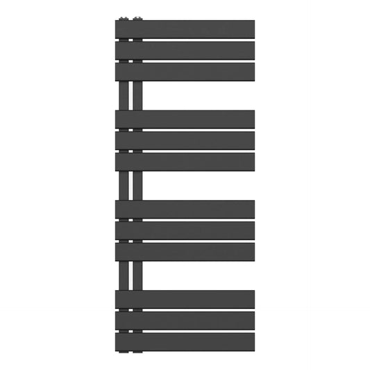 Badkamer Radiator PremiumLine Bravio Handdoekverwarming 1200 x 500 593W Mat Zwart