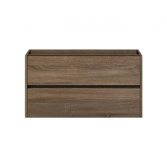 Badmeubelset Abruzzo wastafel en spiegelkast 80 cm Hout SaniSupreme Sanisupreme