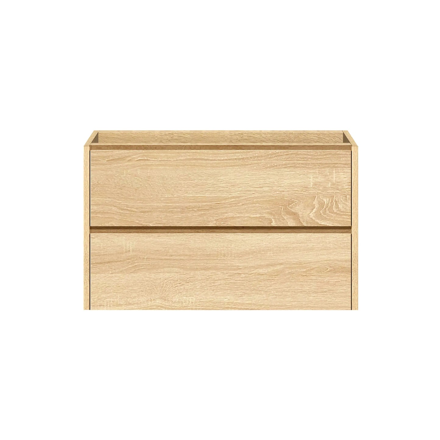 Wastafel Onderkast Abruzzo 80 cm Natural Oak SaniSupreme Sanisupreme